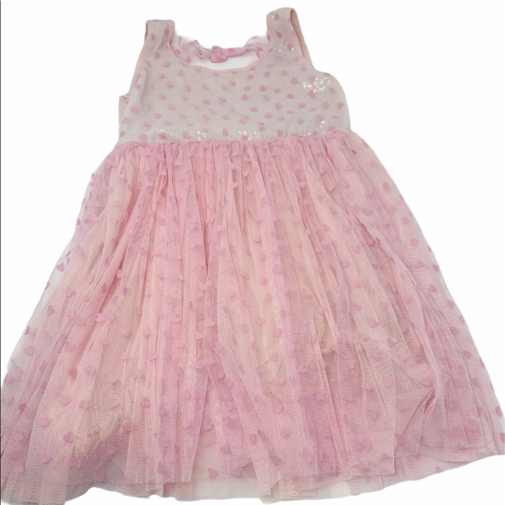 Le Pink*Sequined Pink Party Dress 6*$130 EUC